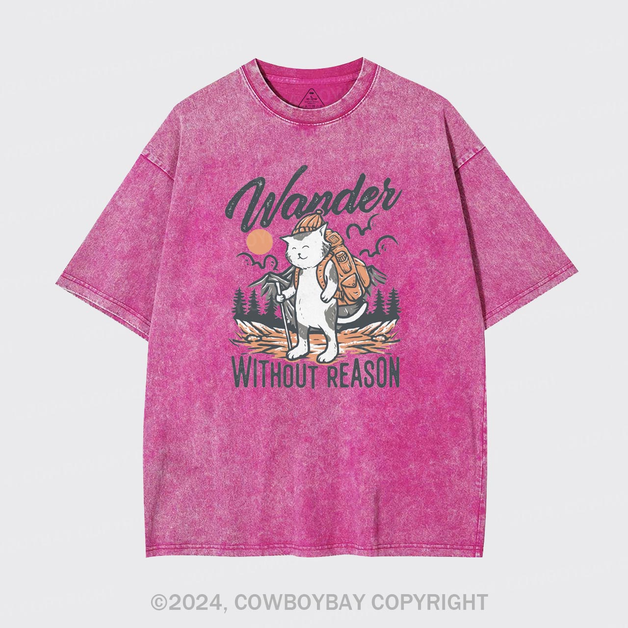 Wander Without Reason Garment-dye Tees