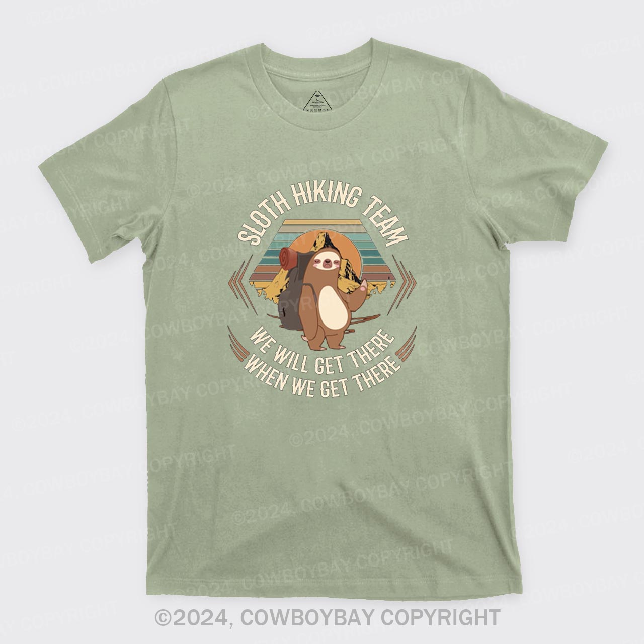 Sloth Hiking Team T-Shirts