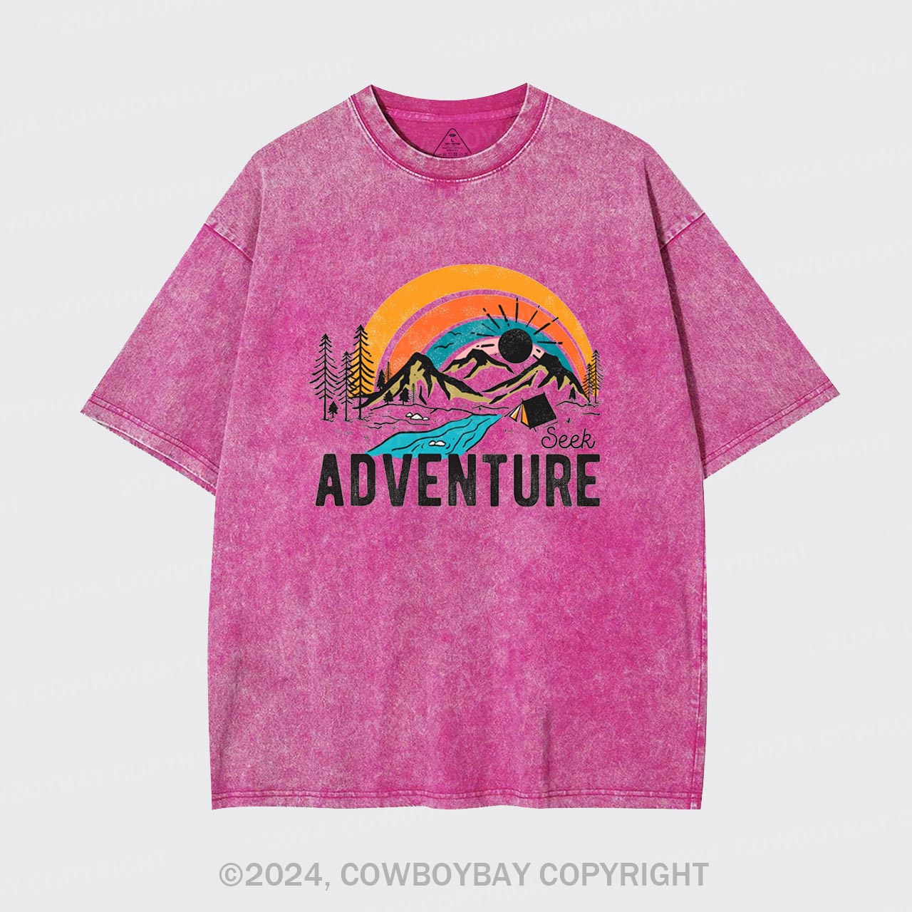 Seek Adventure Garment-dye Tees