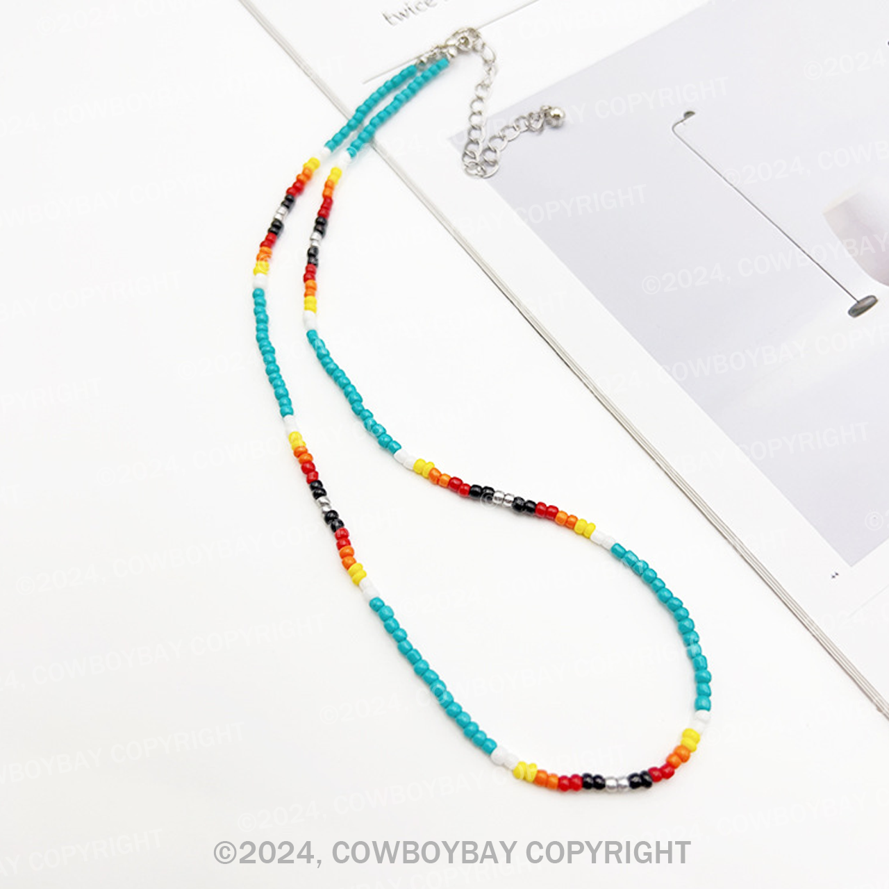 Bohemian Colorful Beaded Necklace