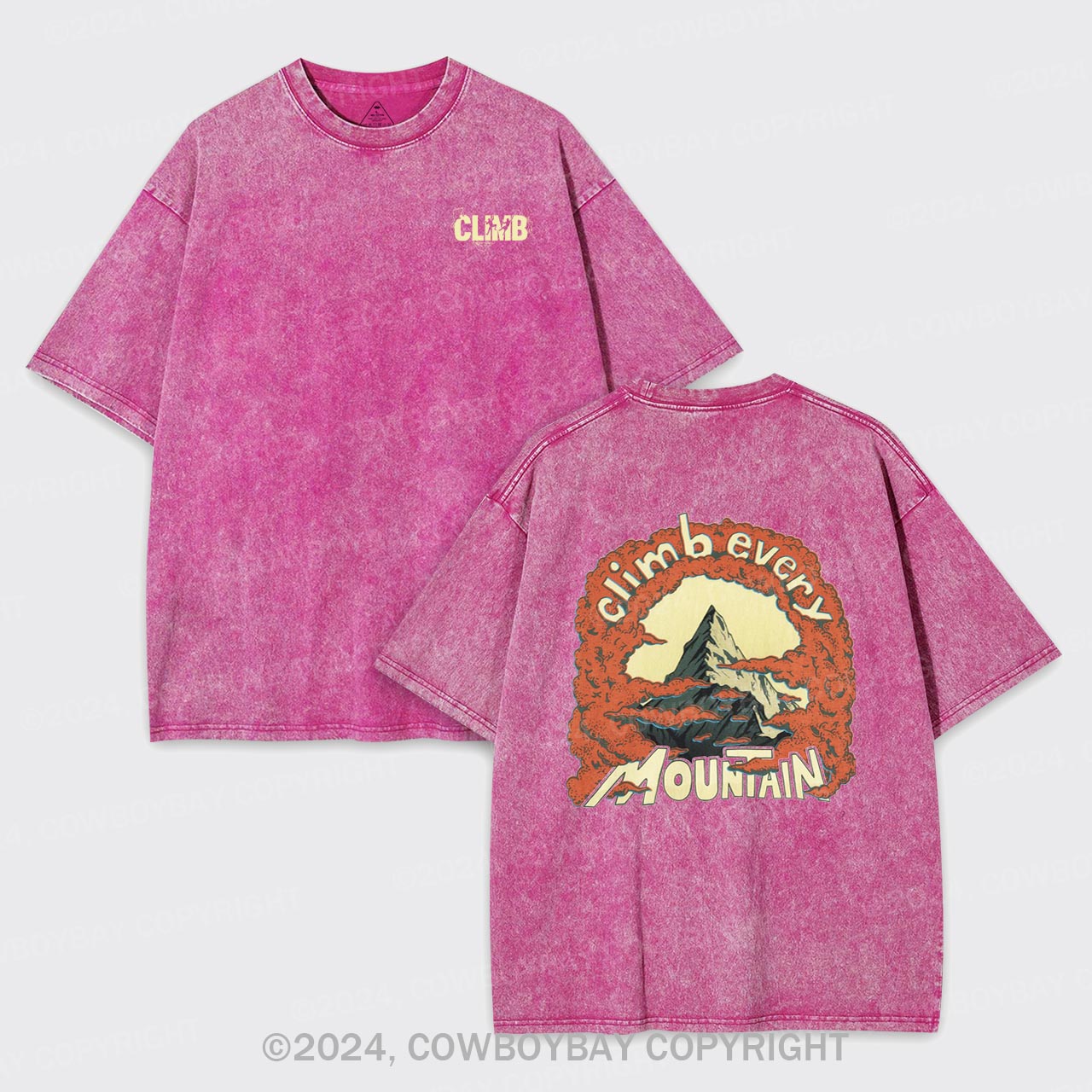 Climb Every Mountain Garment-dye Tees