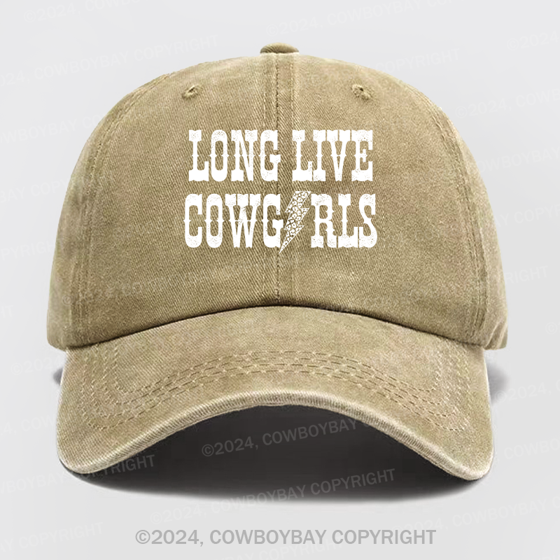 Long Live Cowgirls Wash Hat