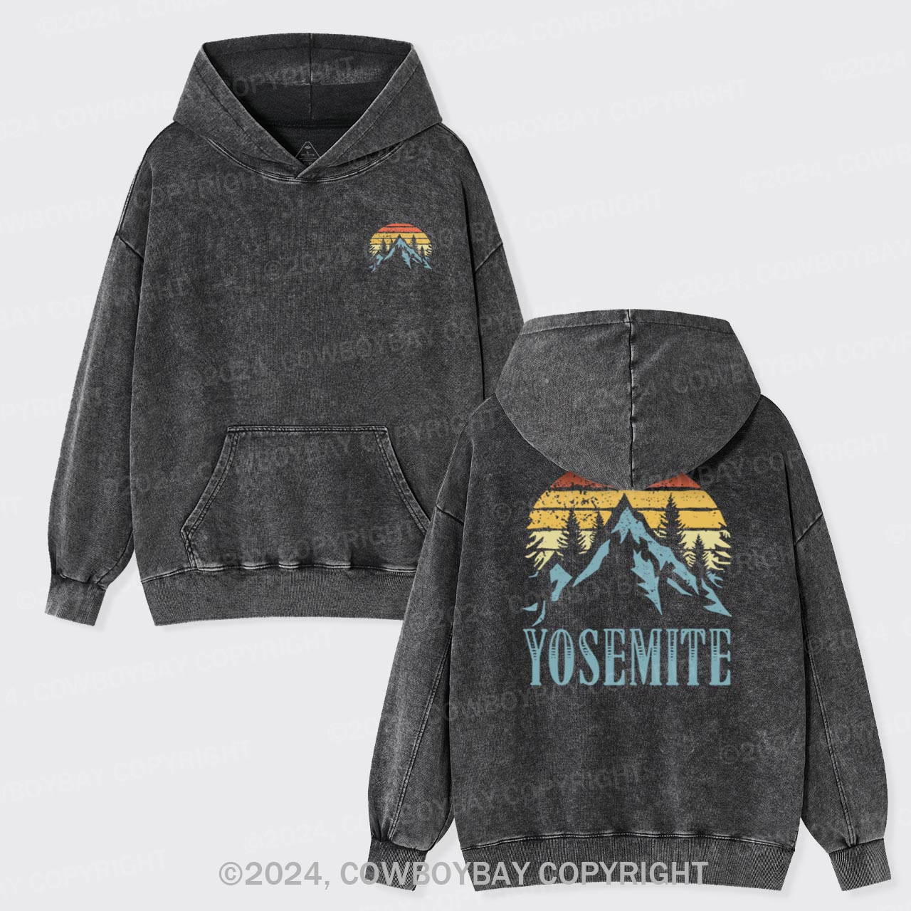 Yosemite Park Garment-Dye Hoodies
