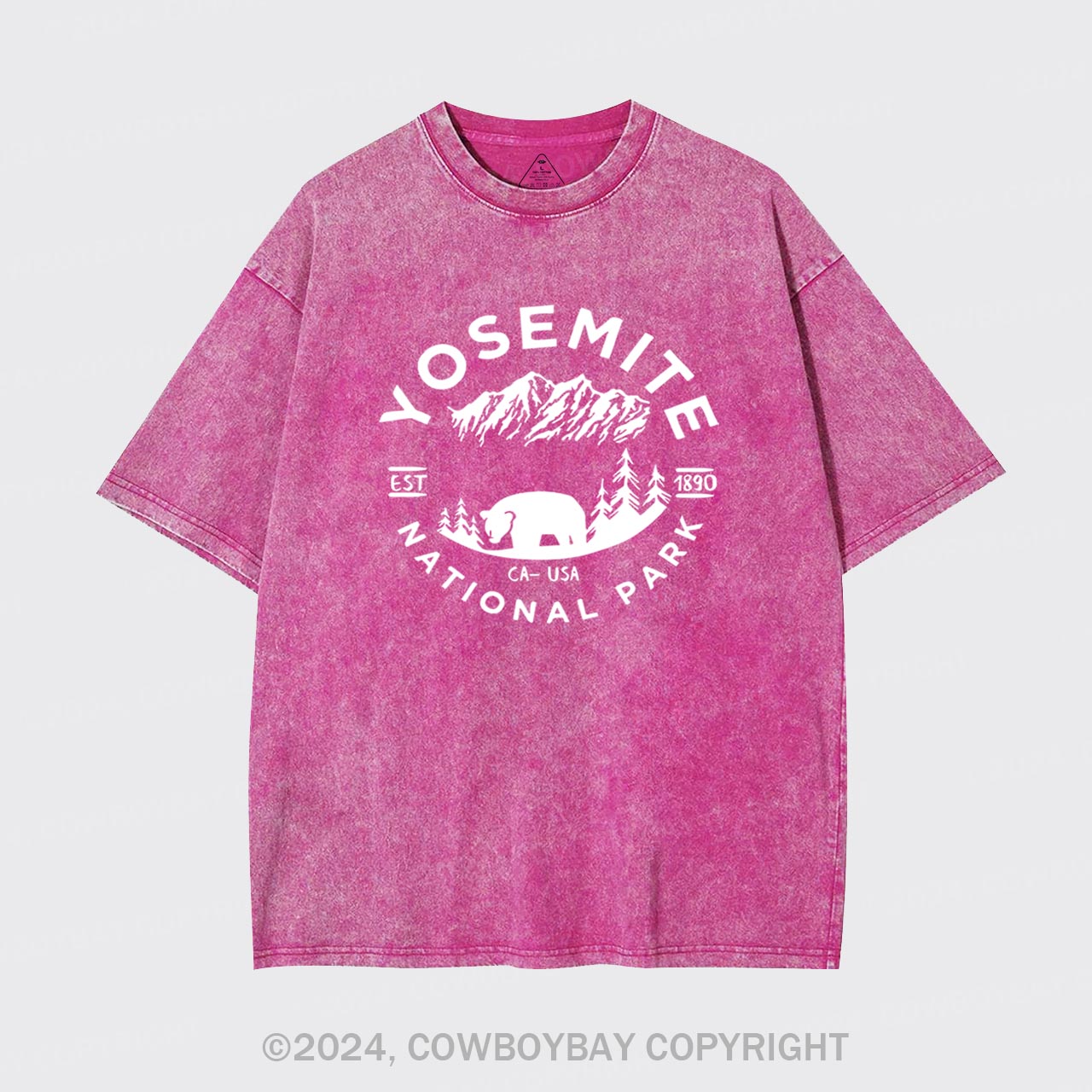 EST.1980 Yosemite National Park Garment-dye Tees
