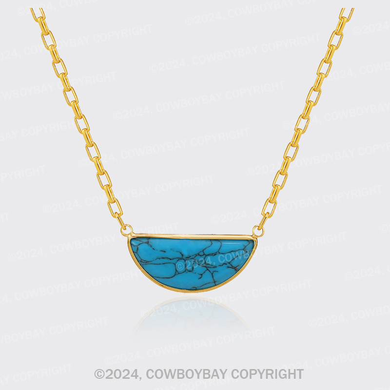 Turquoise Pendant Necklace