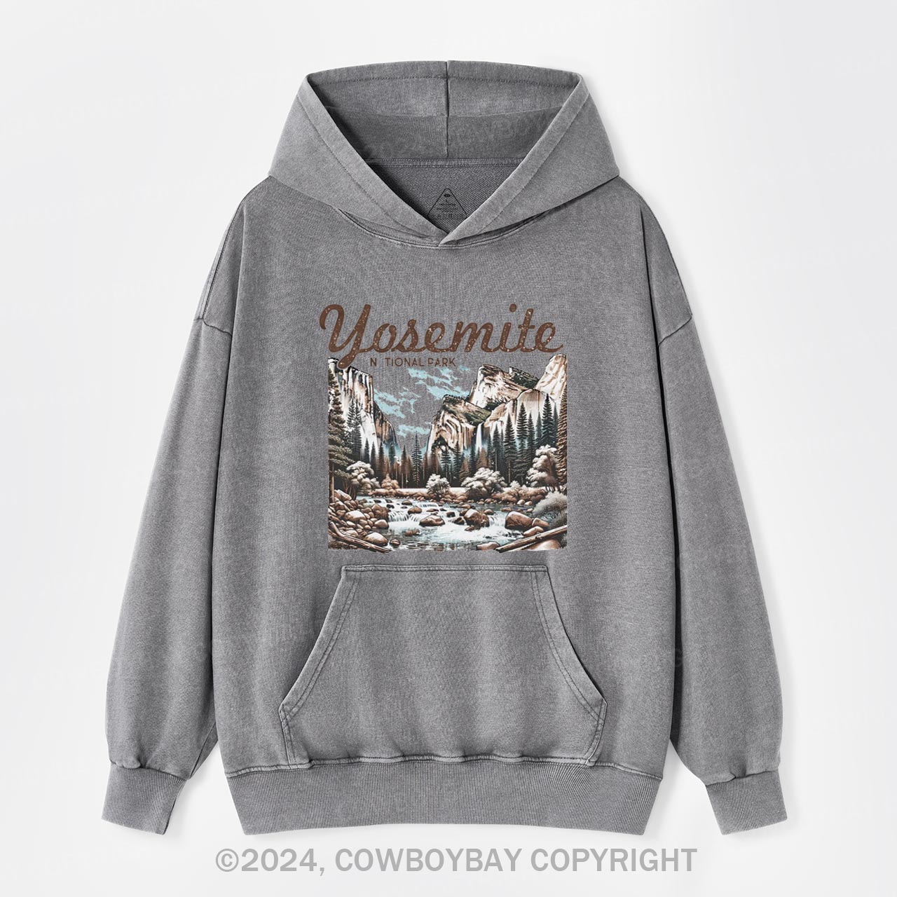 Vintage Yosemite National Park Garment-Dye Hoodies