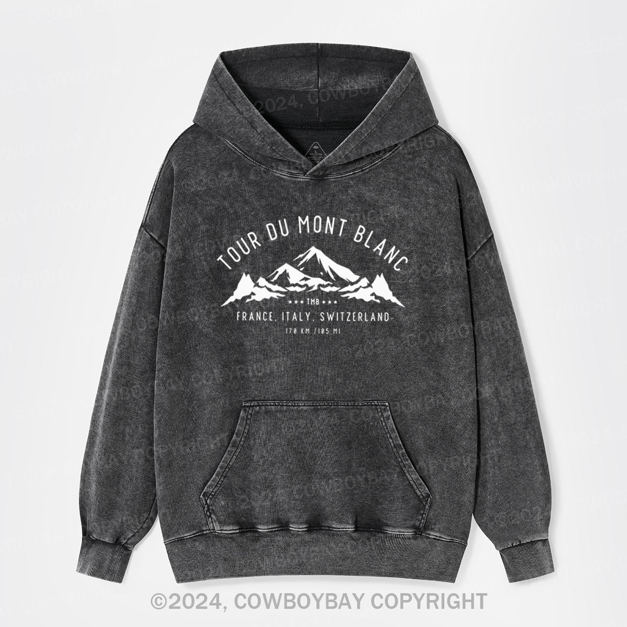 Tour Du Mont Blanc Garment-Dye Hoodies