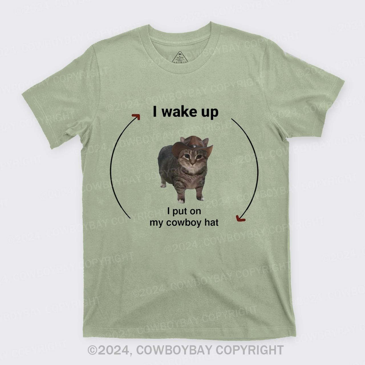 I Wake Up,I Put On My Cowboy Hat T-Shirts