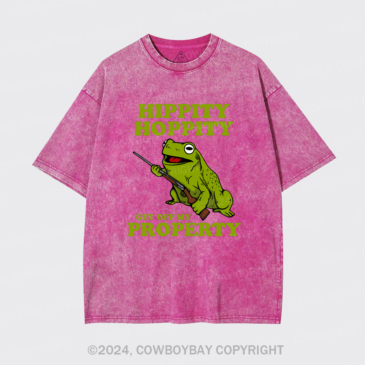 Hippity Hoppity Get Off My Property Garment-dye Tees