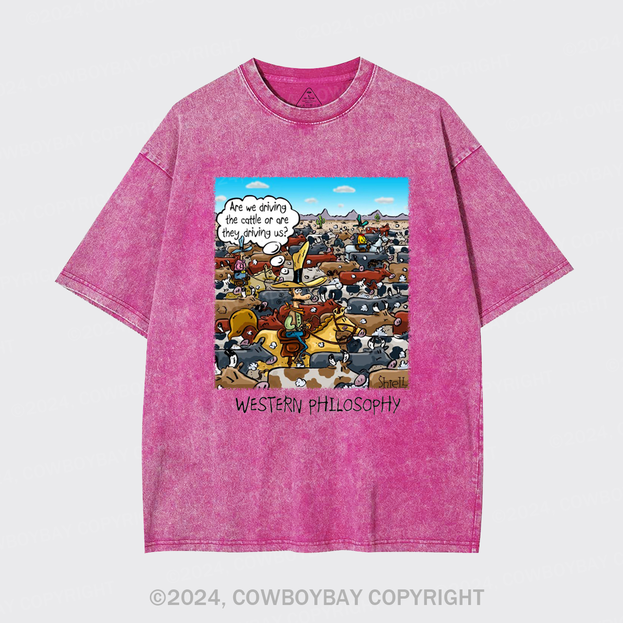Cowboy Philsophy Garment-dye Tees