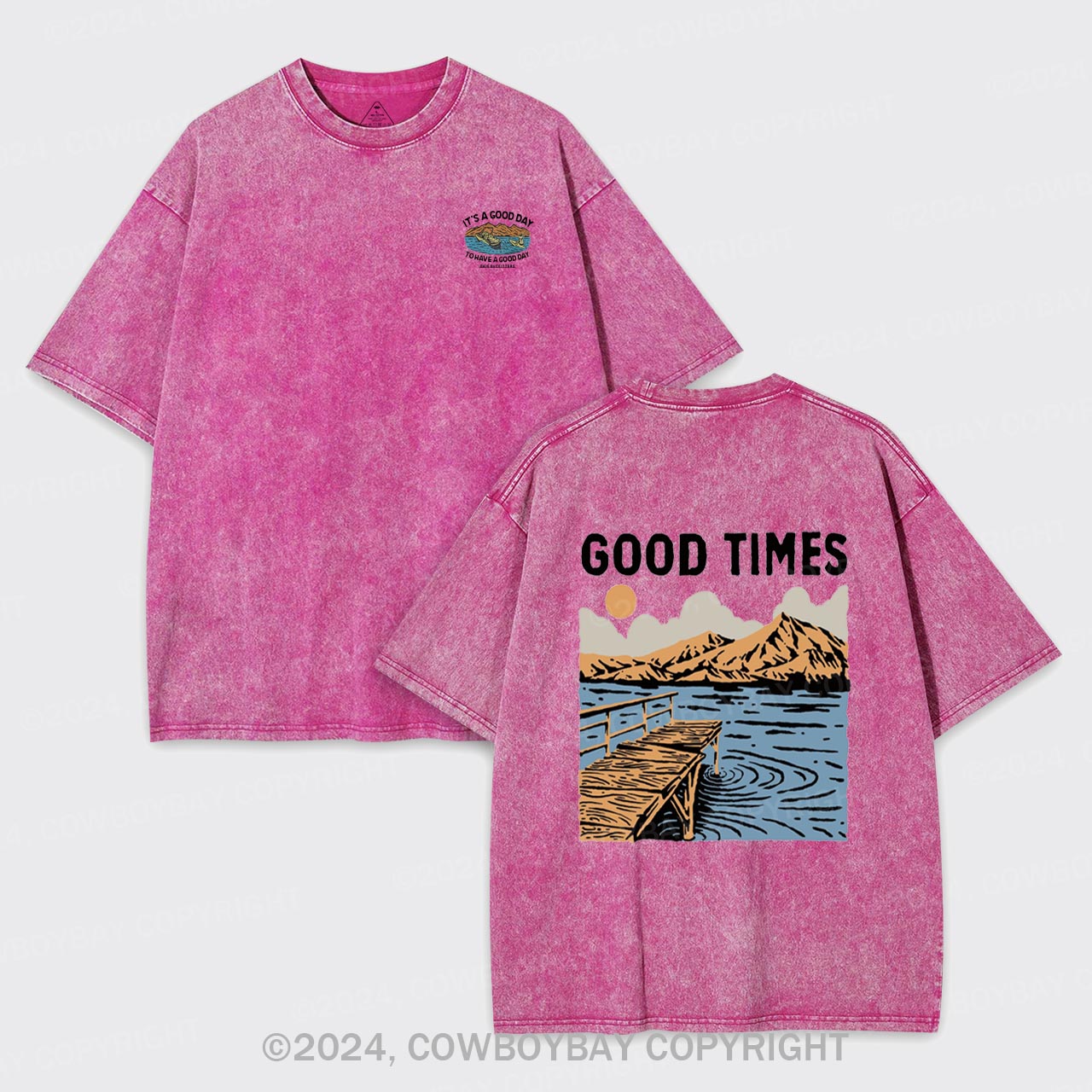 Good Times Lake Garment-dye Tees