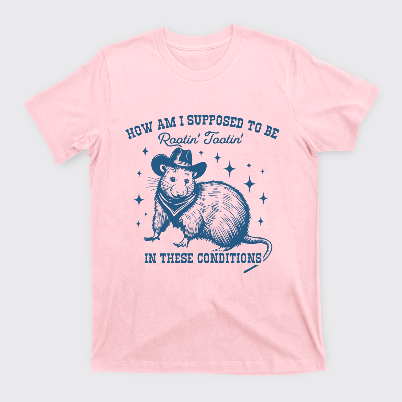 Funny Cowboy Opossum T-Shirts