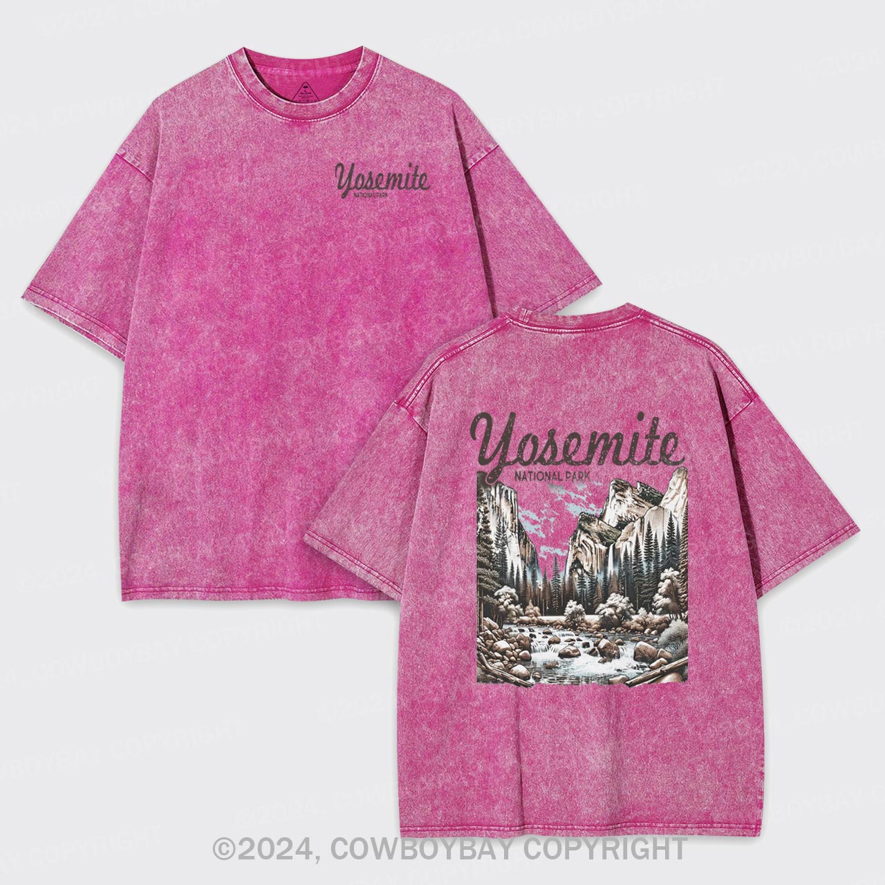 Vintage Yosemite National Park Garment-dye Tees