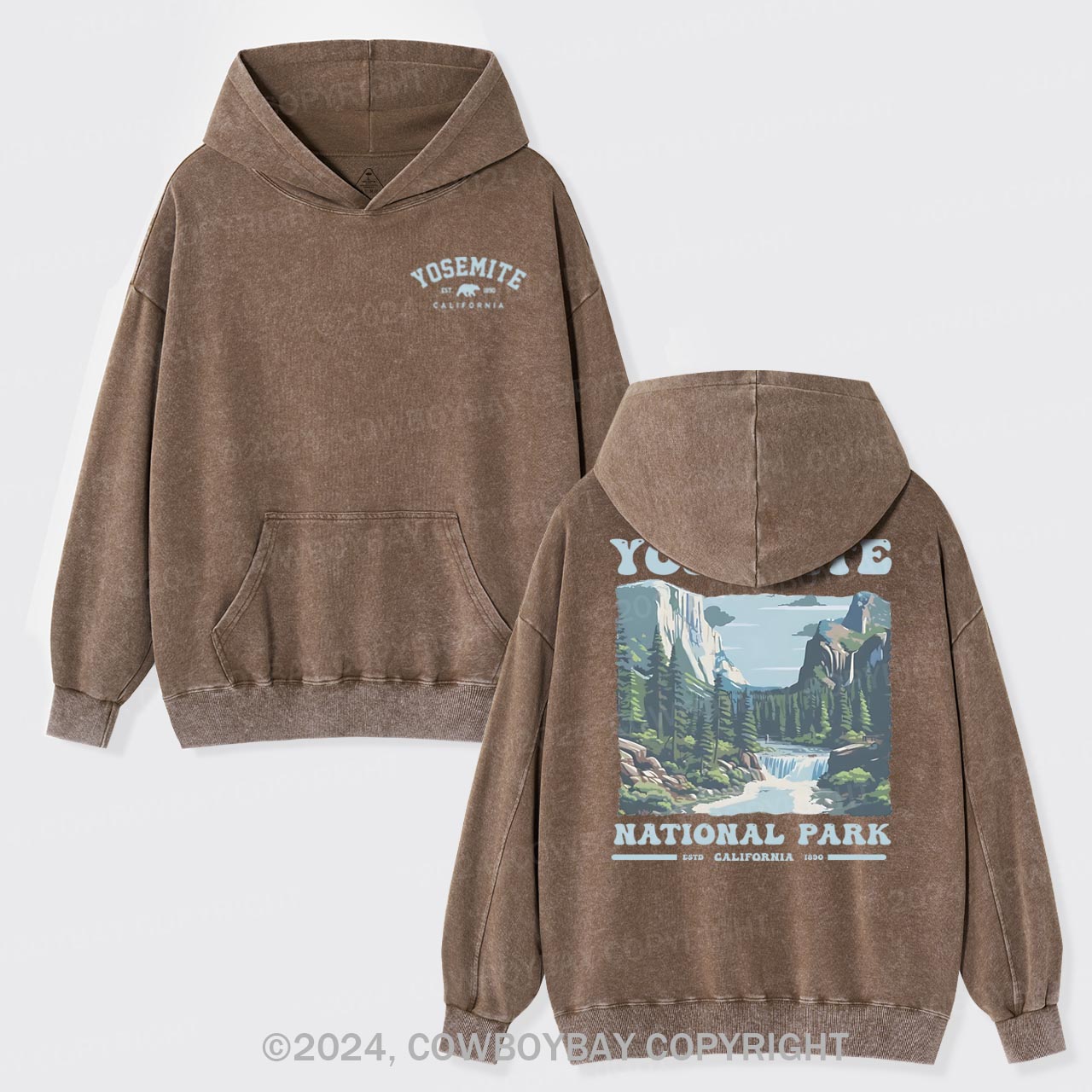 California National Park Garment-Dye Hoodies