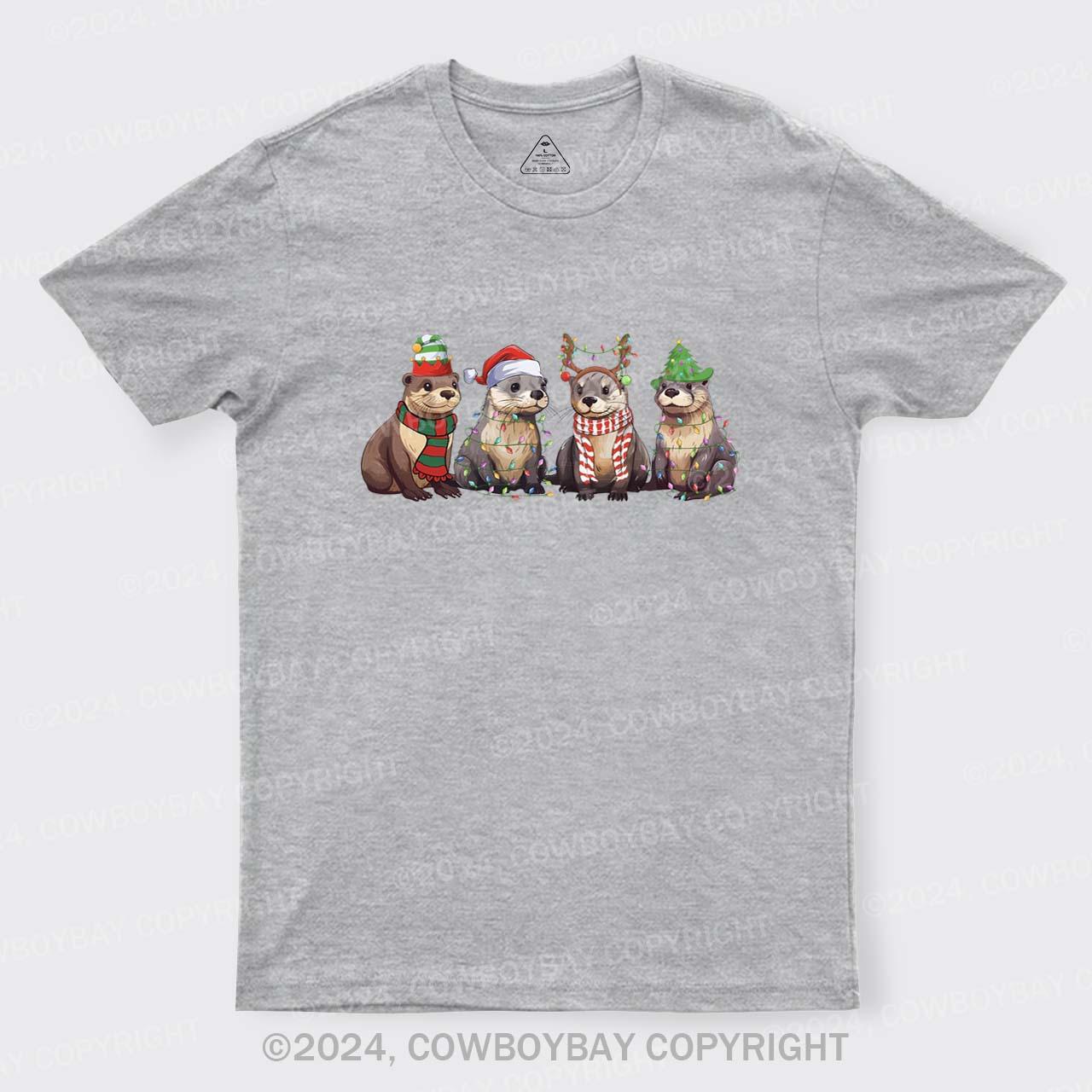 Otters Merry Christmas T-Shirts