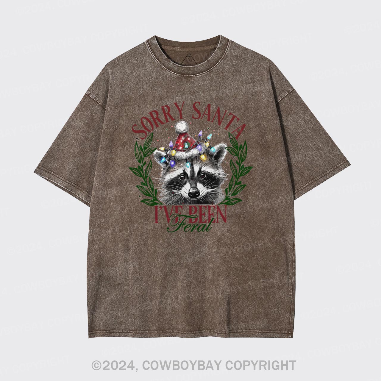 I'm Sorry, Santa, I'm So Wild Garment-dye Tees