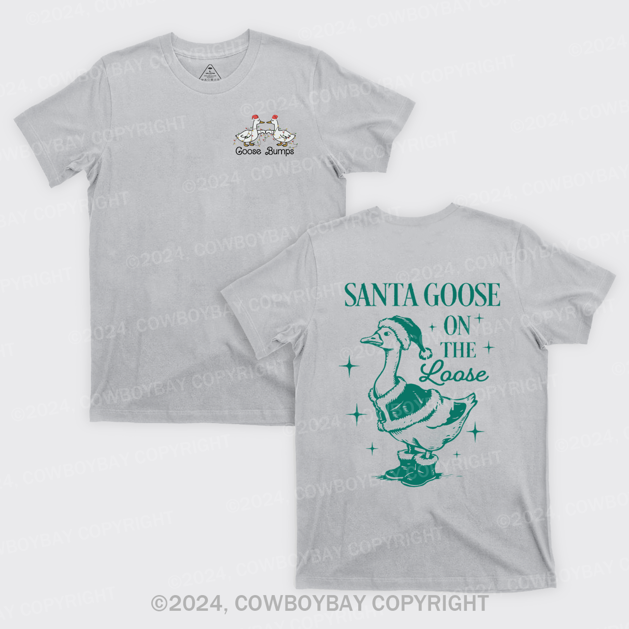 Santa Goose On The Loose T-Shirts