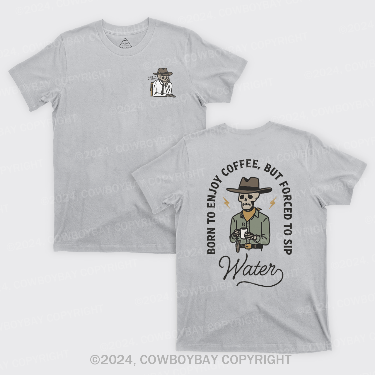 Vintage Sad Office Cowboy T-Shirts