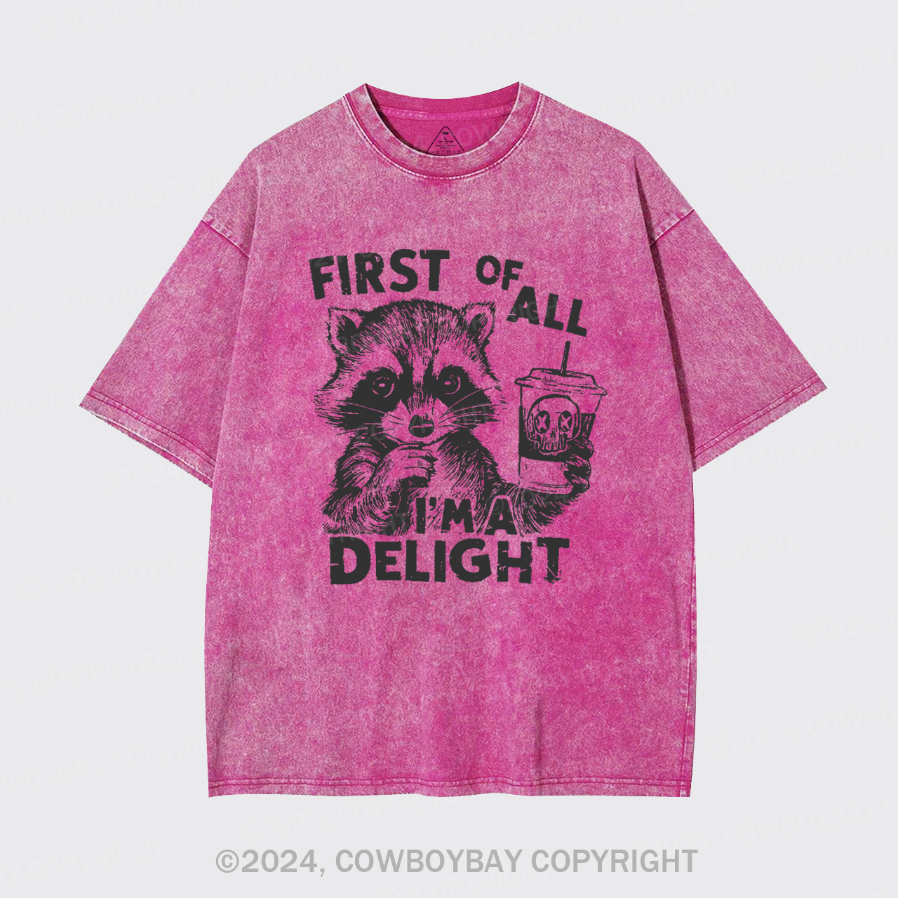 First Of All I'm A Delight Garment-dye Tees