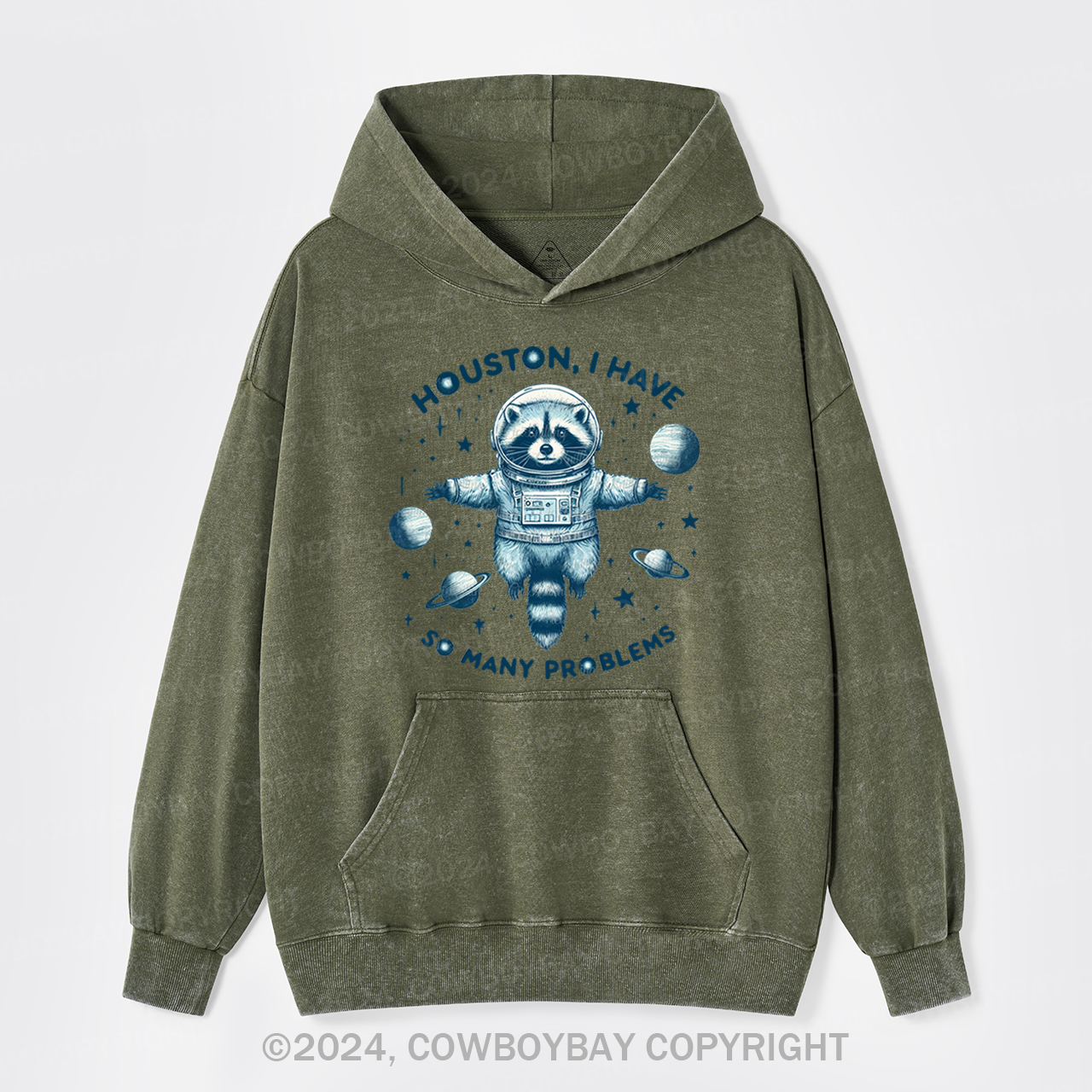 Houston, I Have So Many Problems Garment-Dye Hoodies