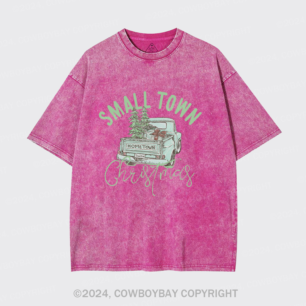 Small Town Christmas Garment-dye Tees