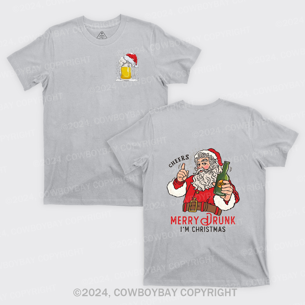 Merry Drunk,I'm Christmas-Santa T-Shirts