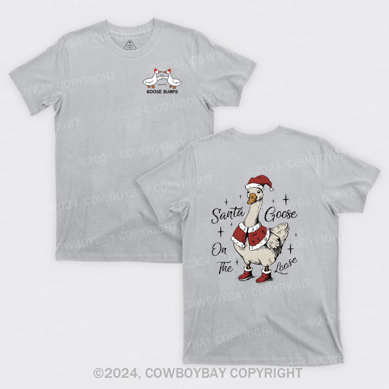 Santa Goose On The Loose T-Shirts