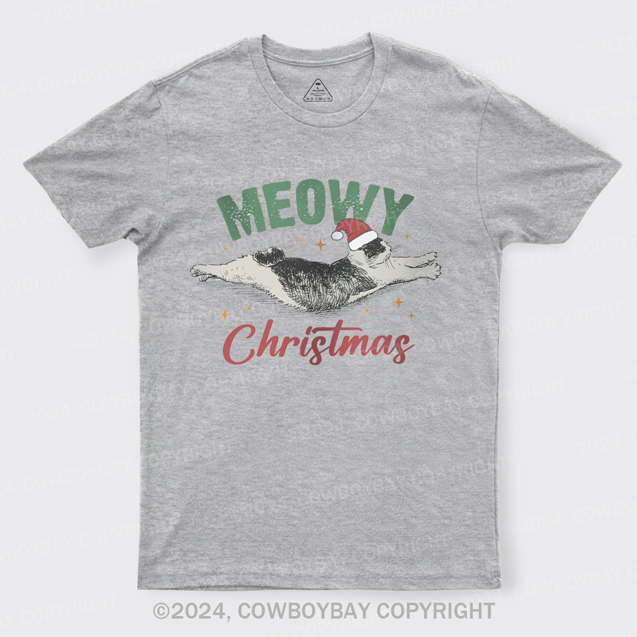 Funny Meowy Christmas T-Shirts