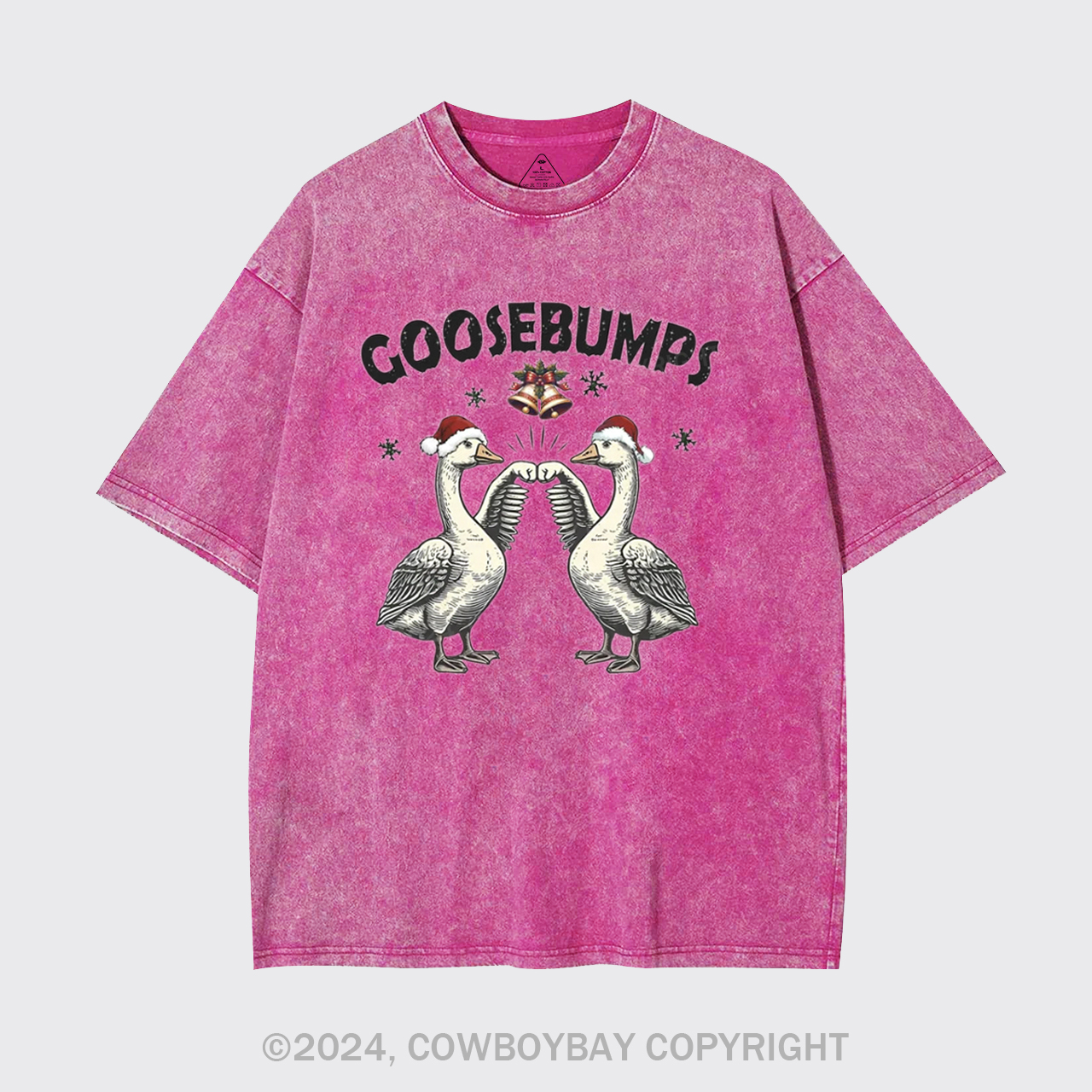 Goose Bumps For Christmas Garment-dye Tees