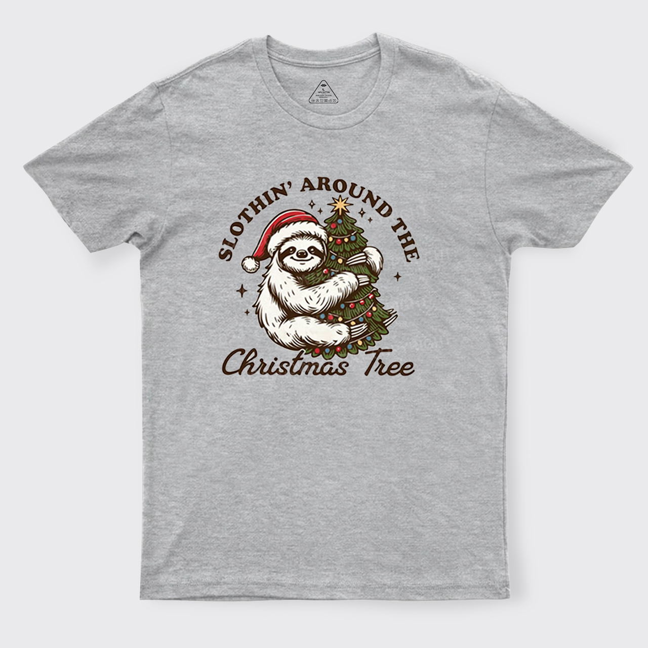 Slothin Around The Christmas Tree T-Shirts
