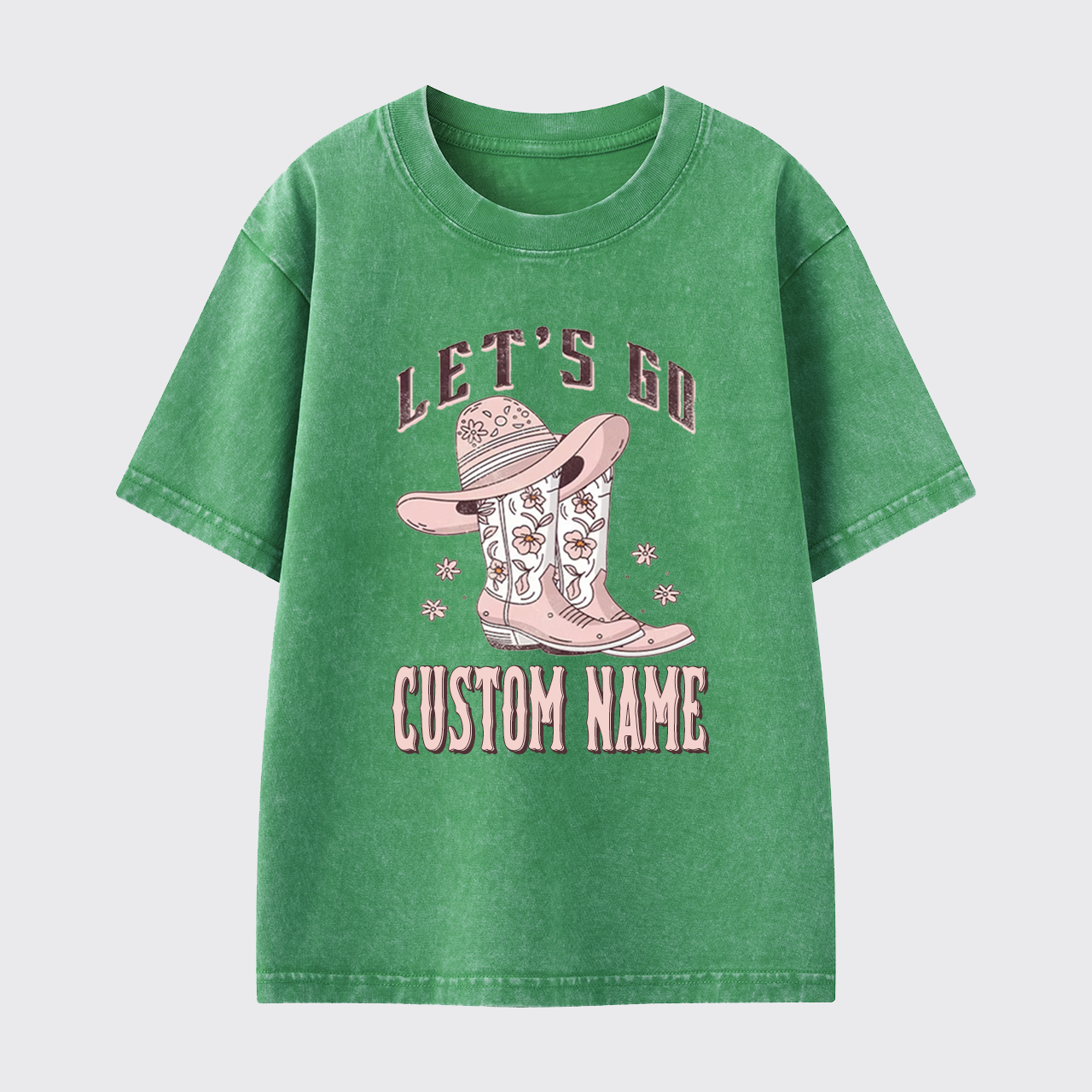 Personalized Let's Go Washed Toddler T-shirt