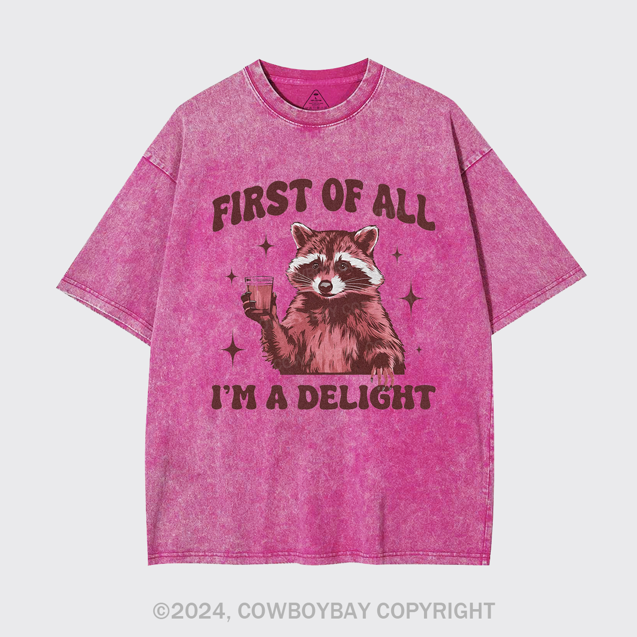 First Of All,I'm A Delight Garment-dye Tees