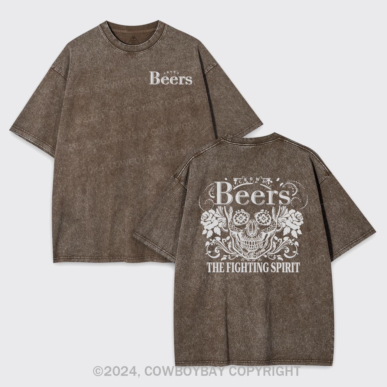 Beer Fighting Spirit Garment-dye Tees