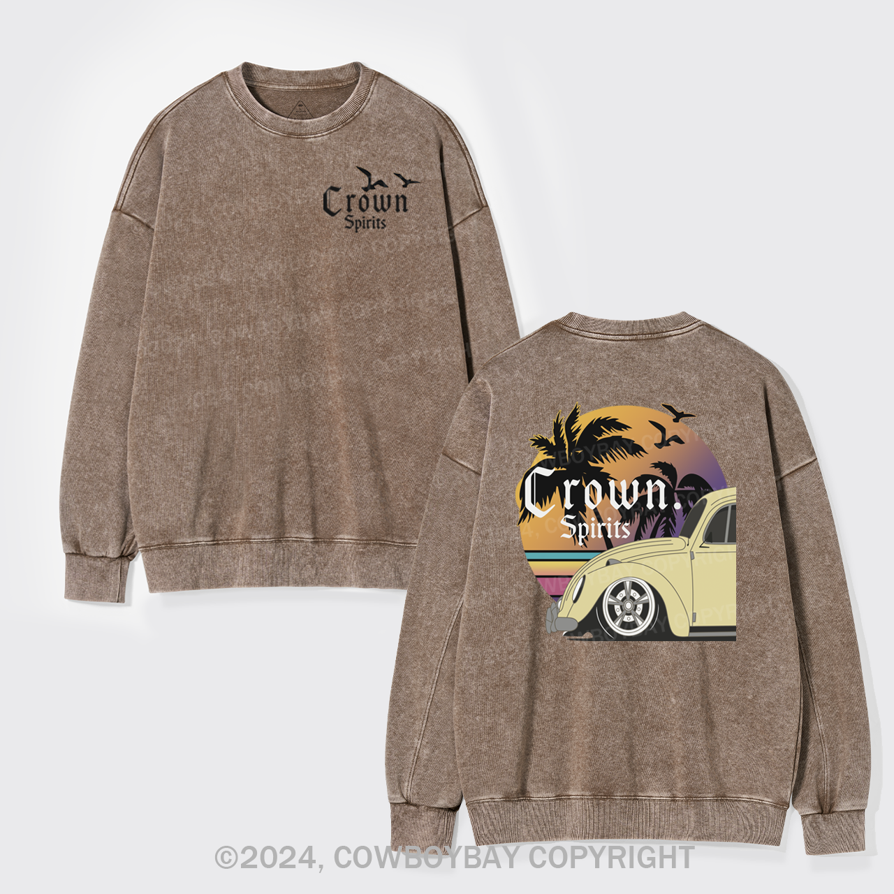 Beers With Hot Summer Washed Sweatshirts