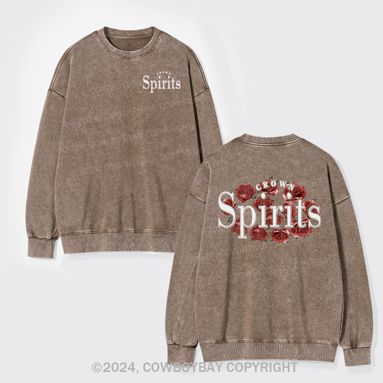 We Love Beer Rose Washed Sweatshirts