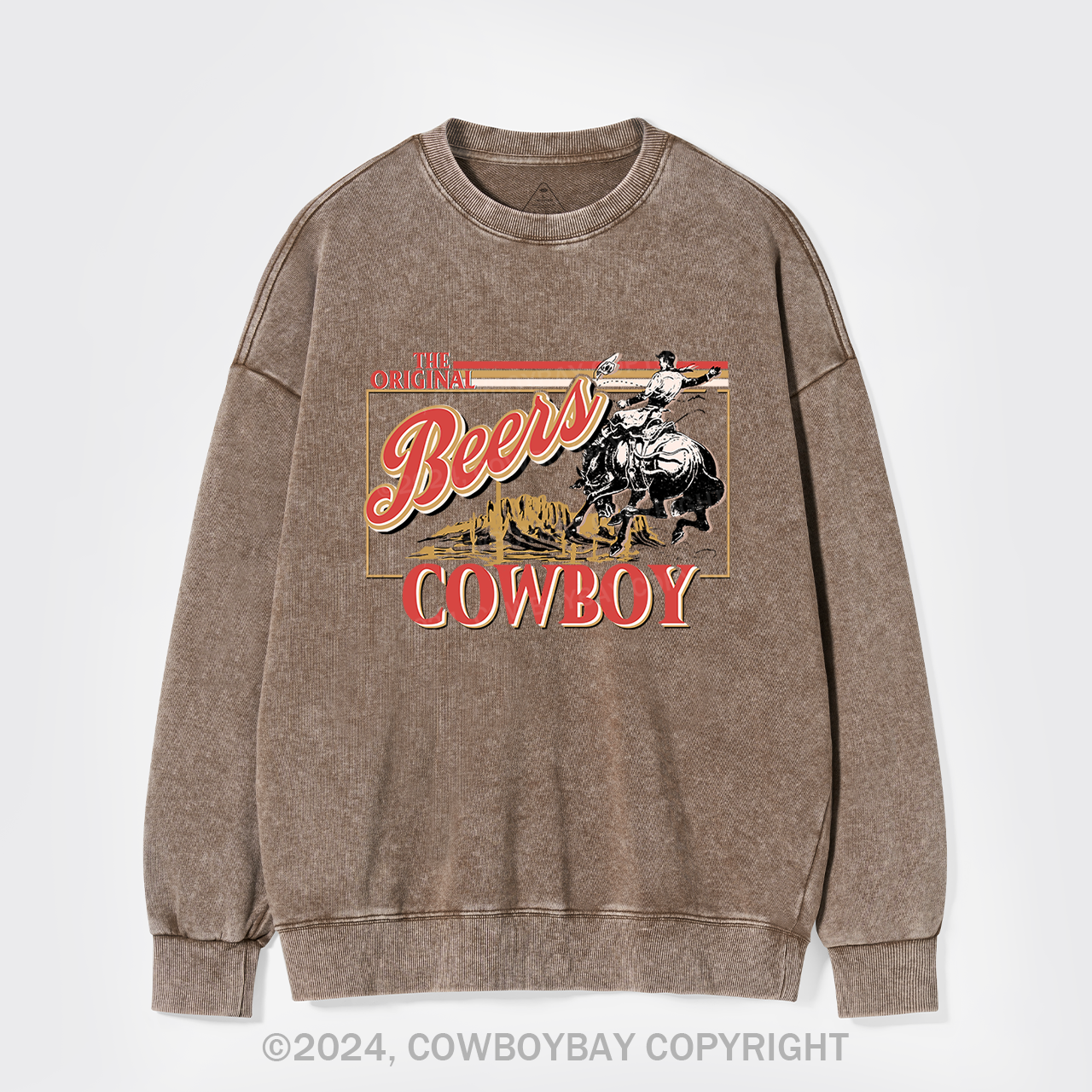 Coors,The Rodeo of Cowboy Washed Sweatshirts