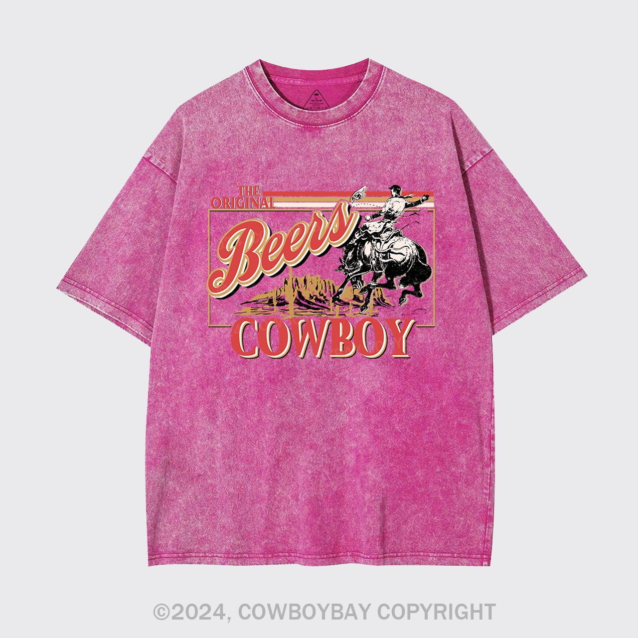 Beers,The Rodeo Of Cowboy Garment-dye Tees