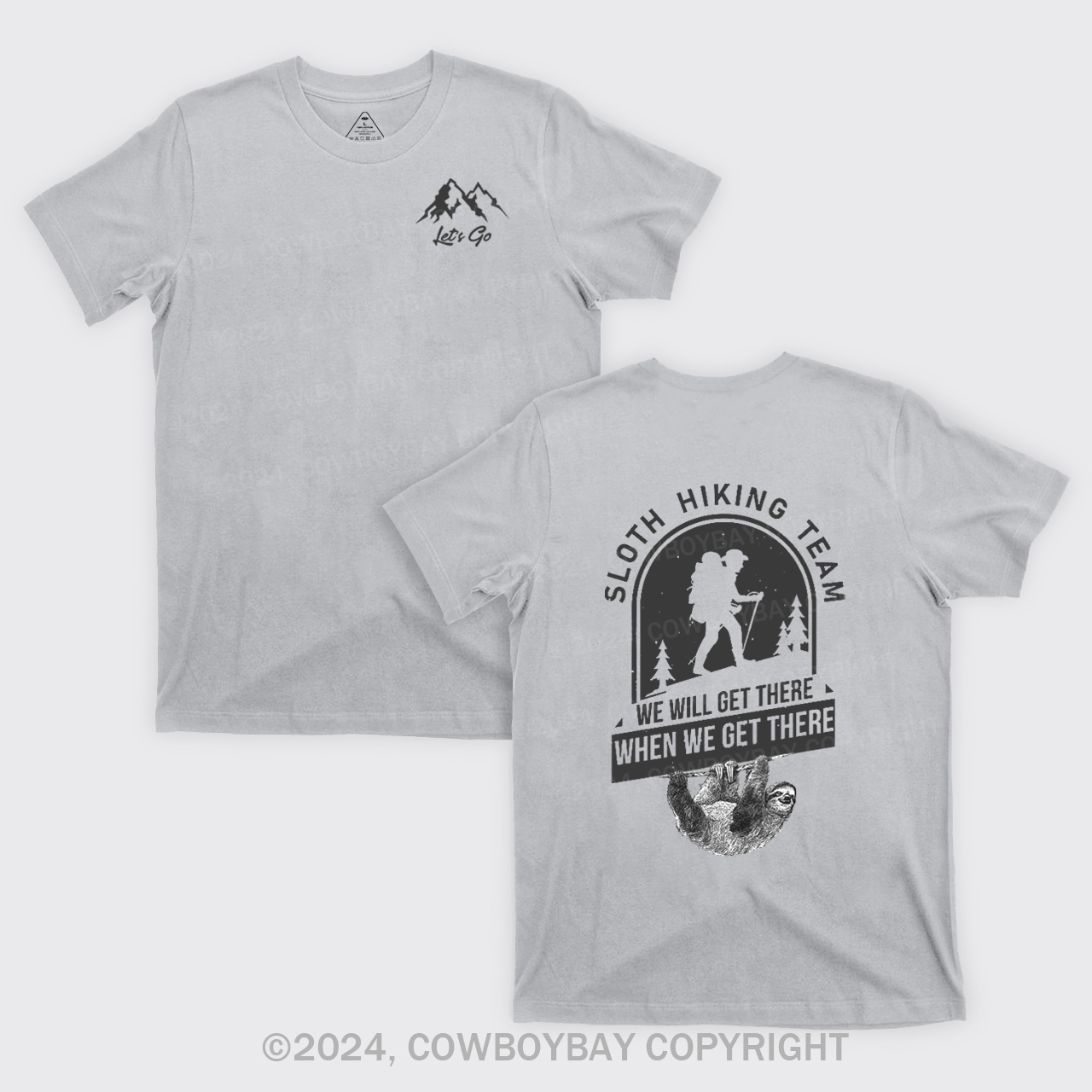 Sloth Hiking T-Shirts