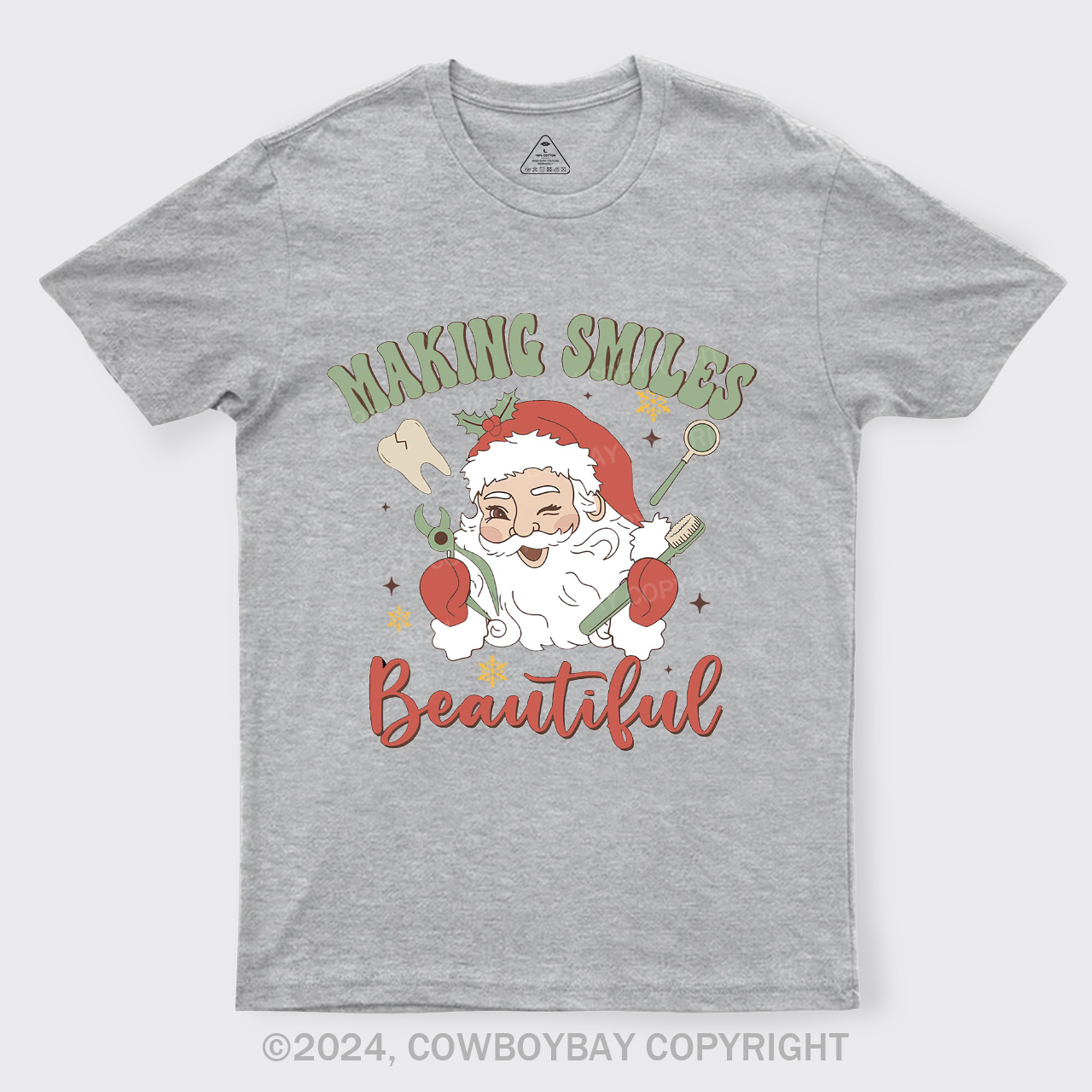 Making Smiles Santa Teeth Beautiful T-Shirts