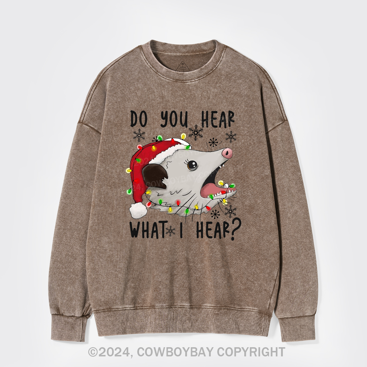 Do You Hear What I Hear Washed Sweatshirts