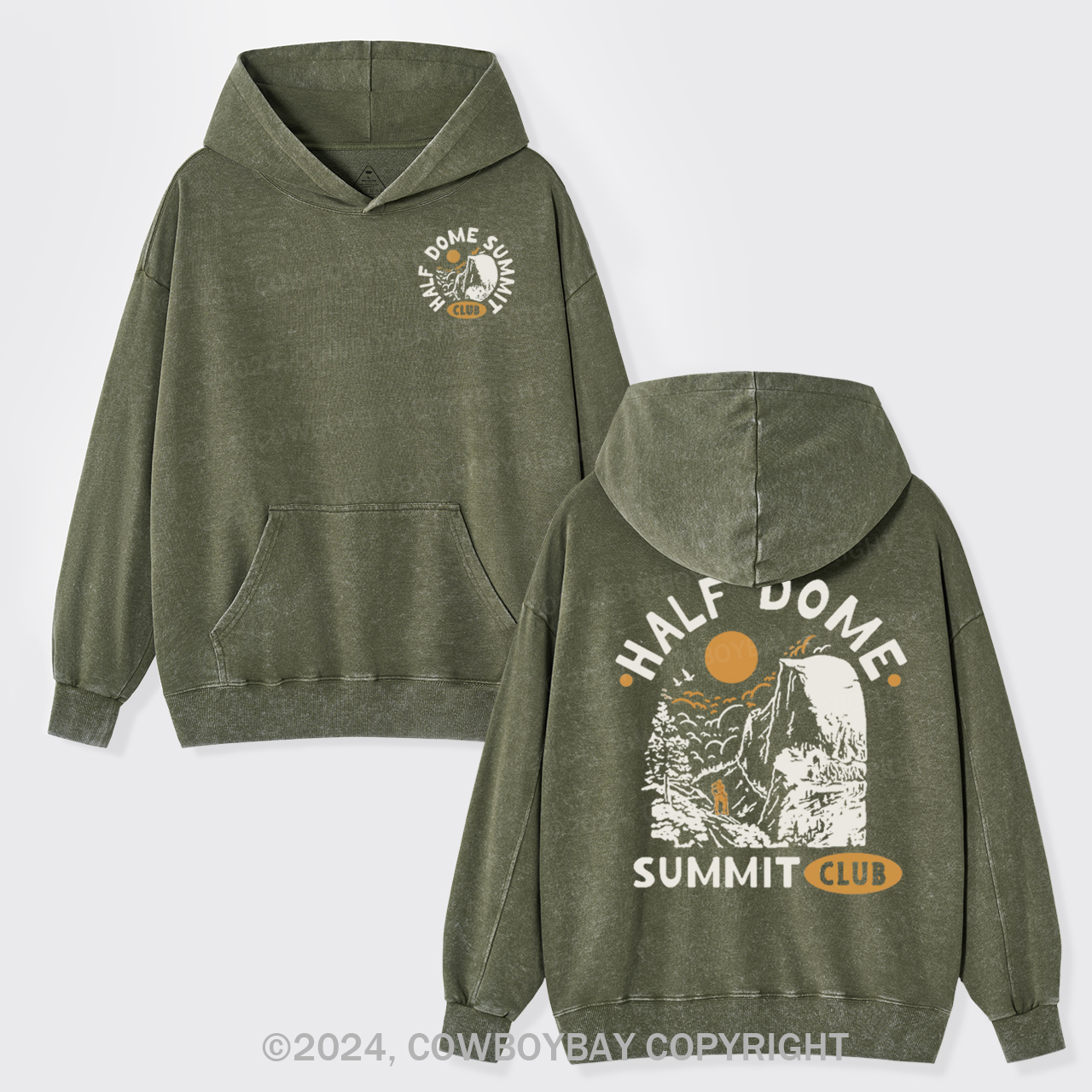 Half Dome Summit Club Garment-Dye Hoodies