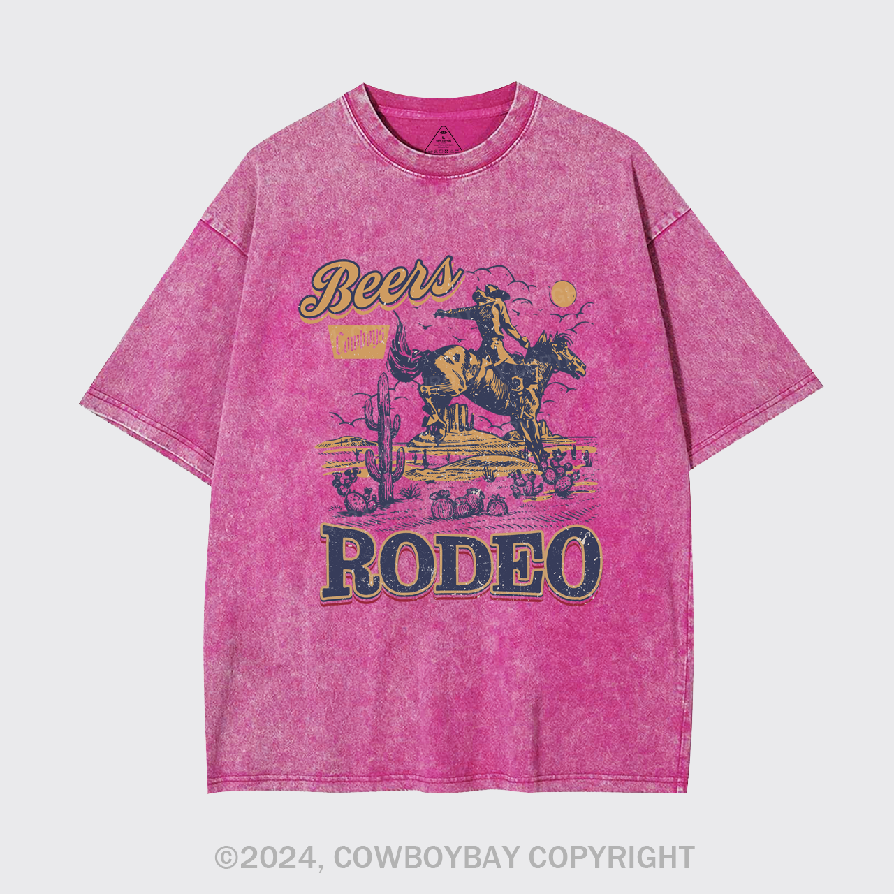 The Rodeo Of Cowboy Garment-dye Tees