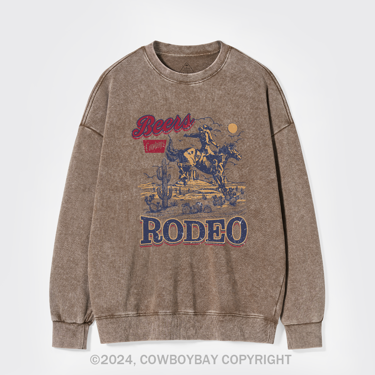 The Rodeo Of Cowboy Washed Sweatshirts