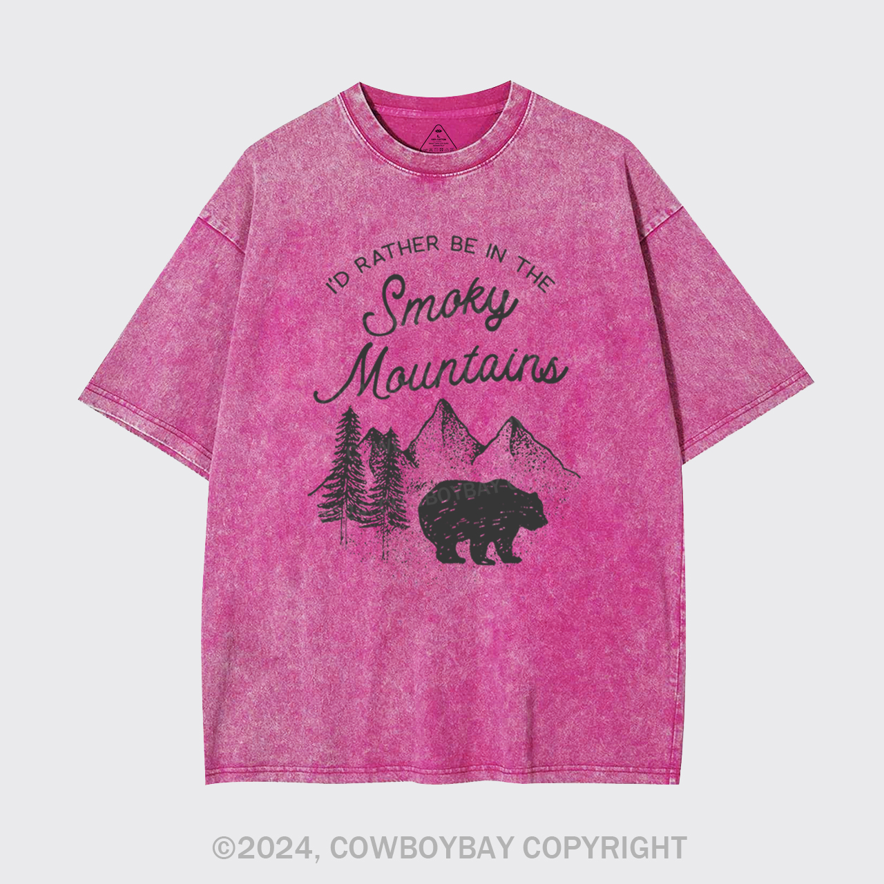 I'd Rather Be In The Great Smoky Mountains Garment-dye Tees