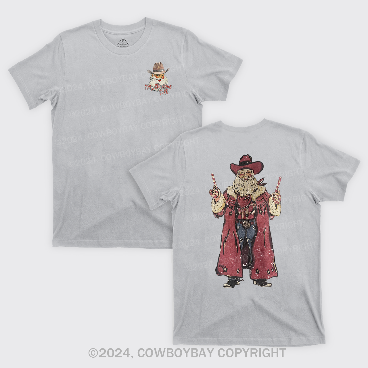 Christmas Cowboy Santa T-Shirts
