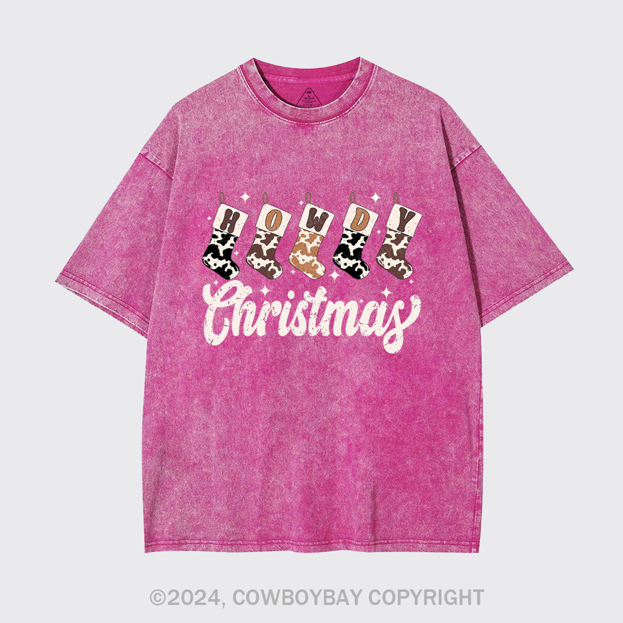 Howdy Christmas Garment-dye Tees