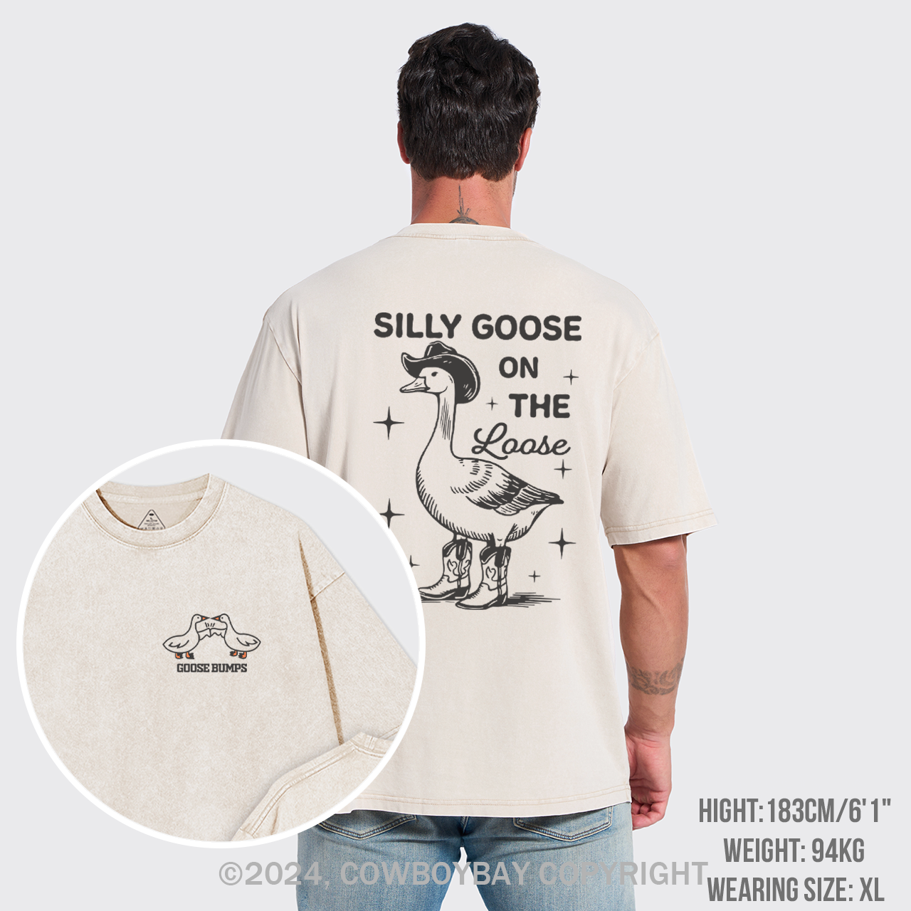 Silly Goose Garment-dye Tees