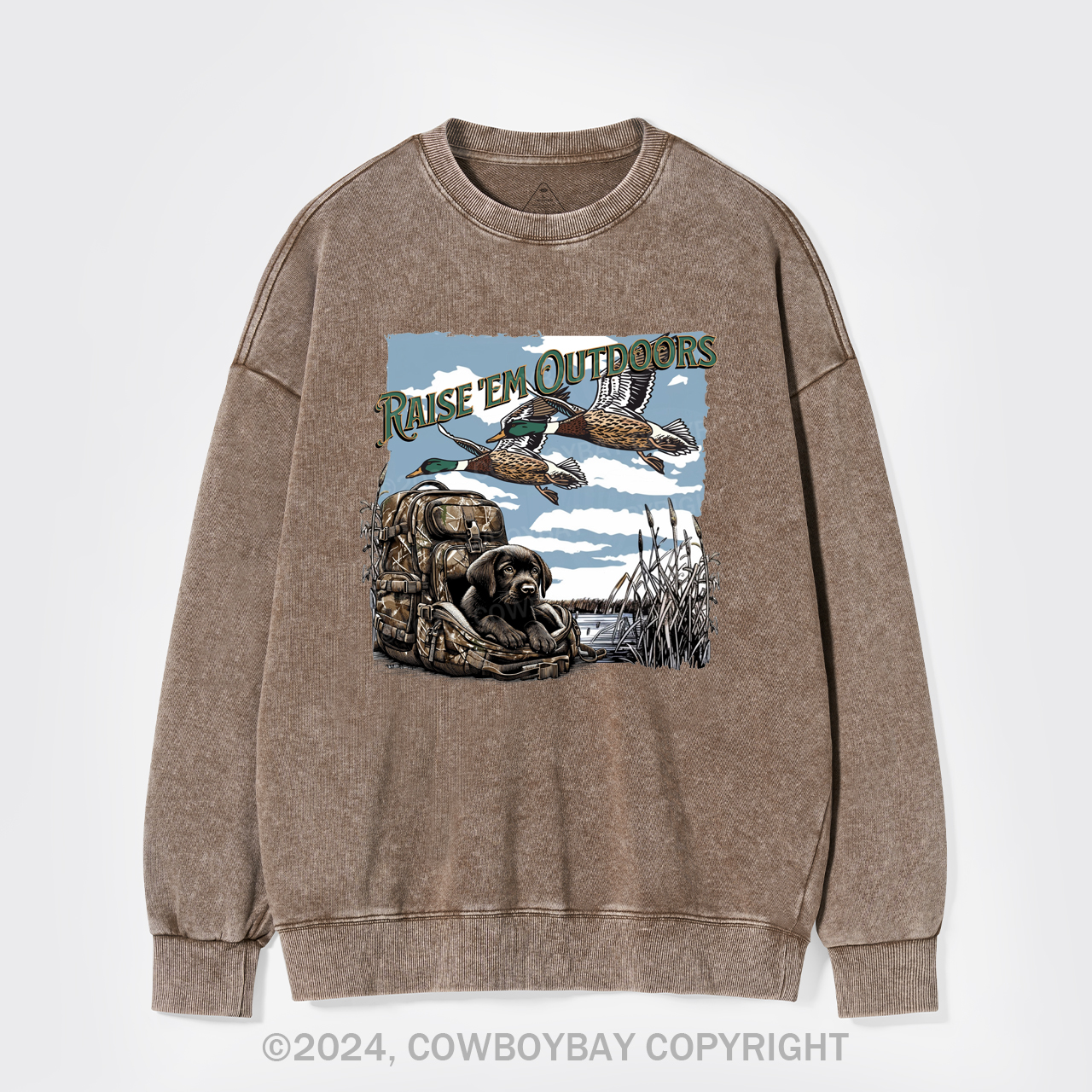 Duck Hunting Washed Sweatshirts
