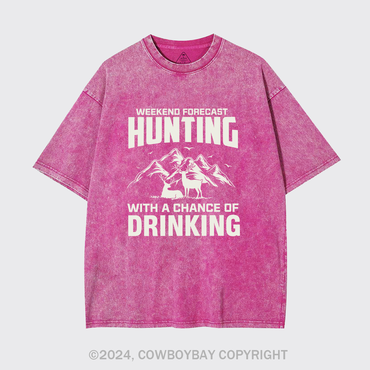 Weekend Forecast Hunting With A Chance Of Drinking Garment-dye Tees