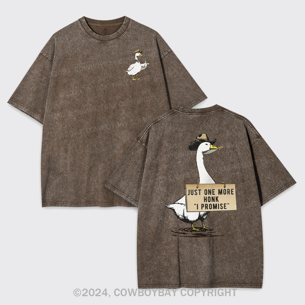 Cowboy Goose Garment-dye Tees